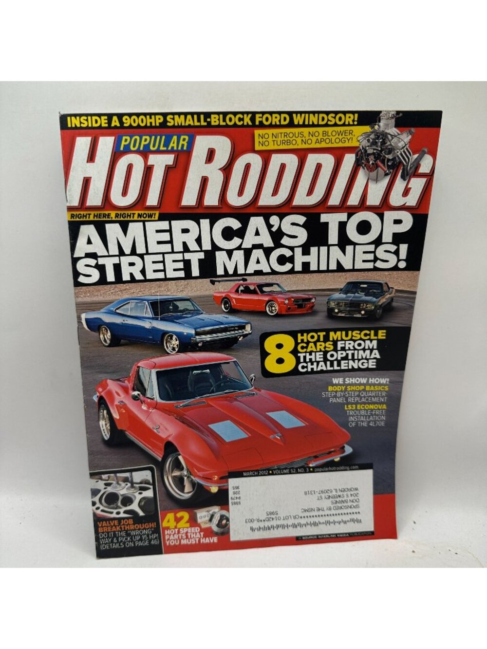 Popular Hot Rodding Magazine March 2012 Volume 52 No. 3 Automotive Pre-Owned